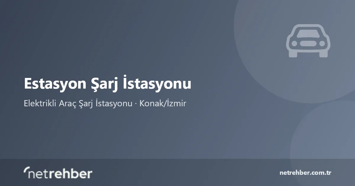 Estasyon Şarj İstasyonu kapak görseli