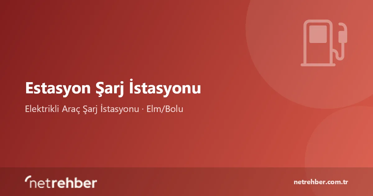 Estasyon Şarj İstasyonu kapak görseli