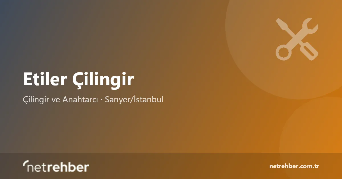 Etiler Çilingir kapak görseli