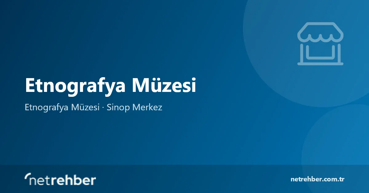 Etnografya Müzesi kapak görseli