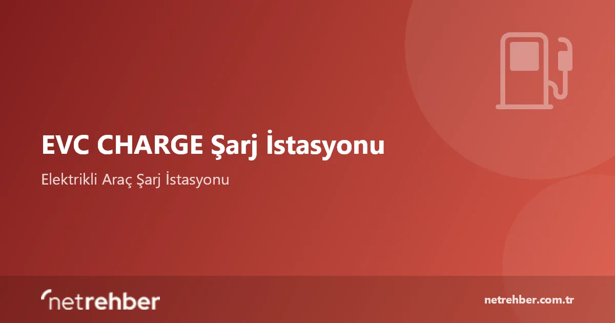 EVC CHARGE Şarj İstasyonu kapak görseli
