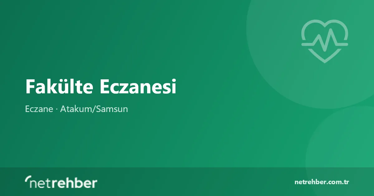 Fakülte Eczanesi kapak görseli