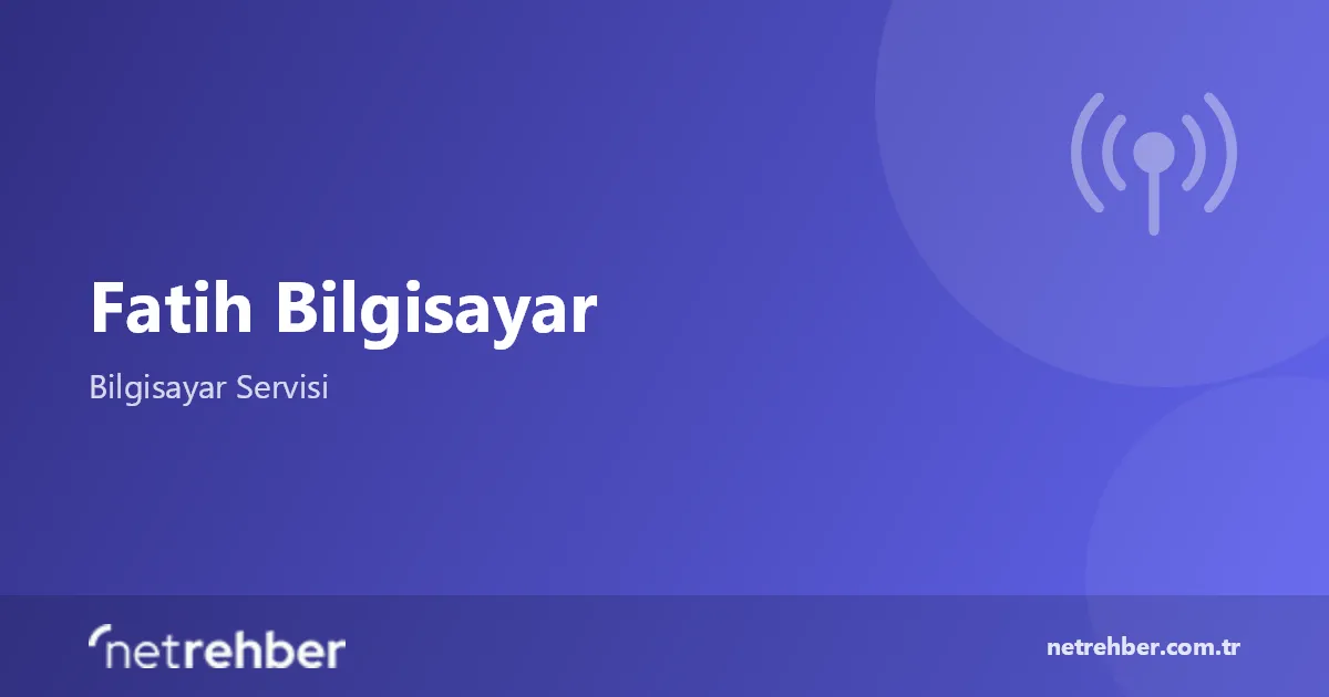 Fatih Bilgisayar kapak görseli