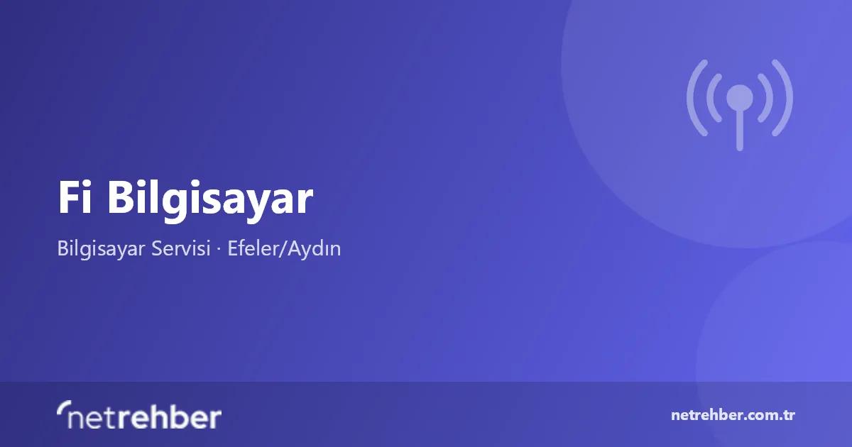 Fi Bilgisayar kapak görseli