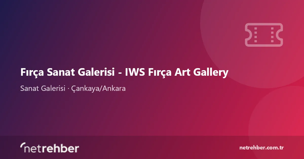 Fırça Sanat Galerisi - IWS Fırça Art Gallery kapak görseli