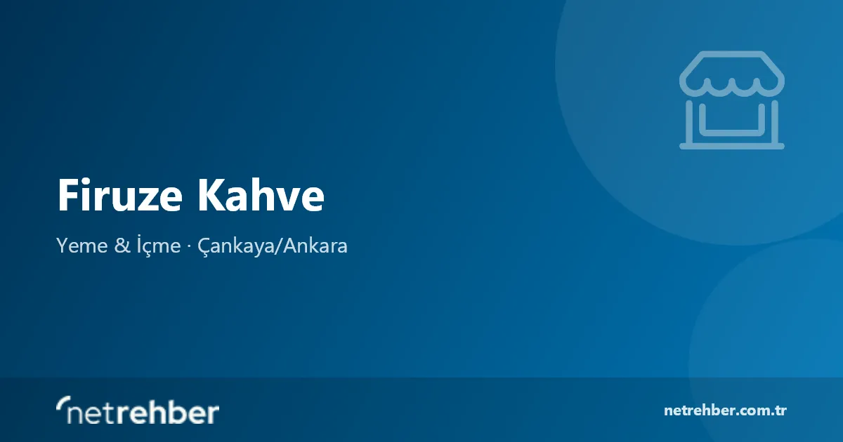 Firuze Kahve kapak görseli