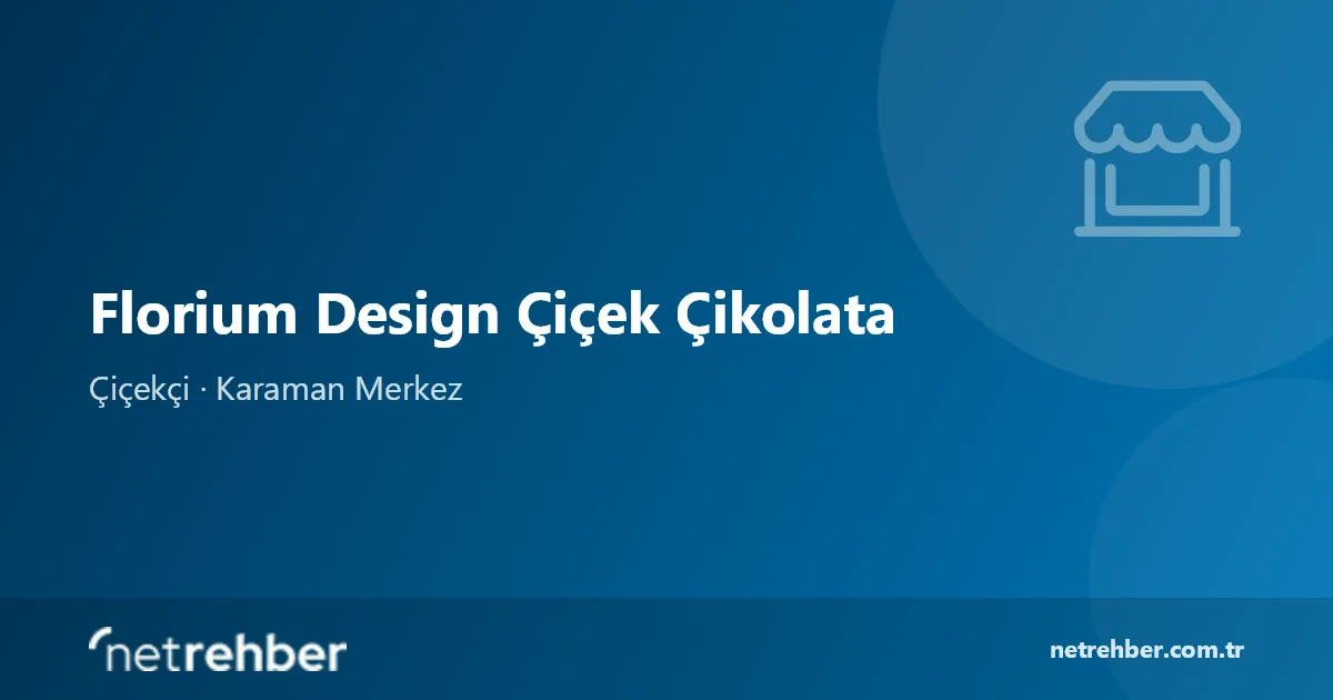 Florium Design Çiçek Çikolata kapak görseli