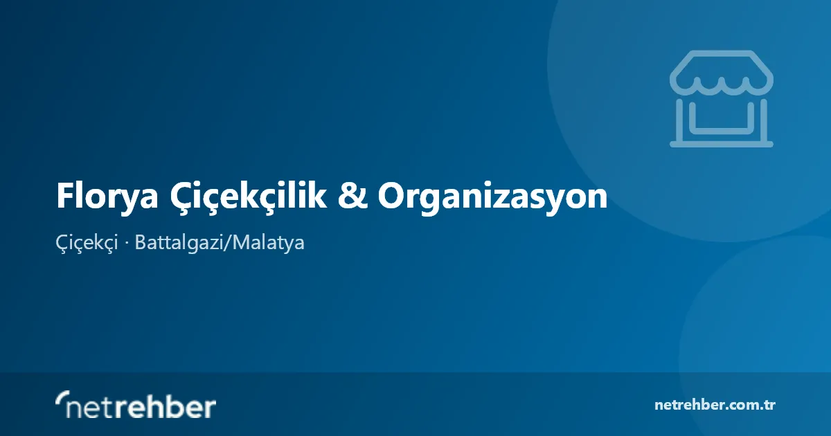 Florya Çiçekçilik & Organizasyon kapak görseli