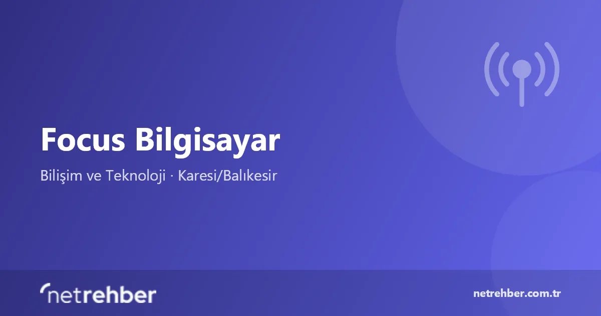 Focus Bilgisayar kapak görseli
