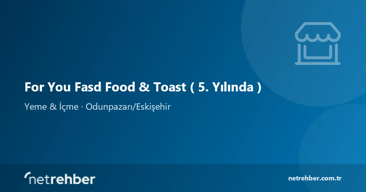 For You Fasd Food & Toast ( 5. Yılında ) kapak görseli