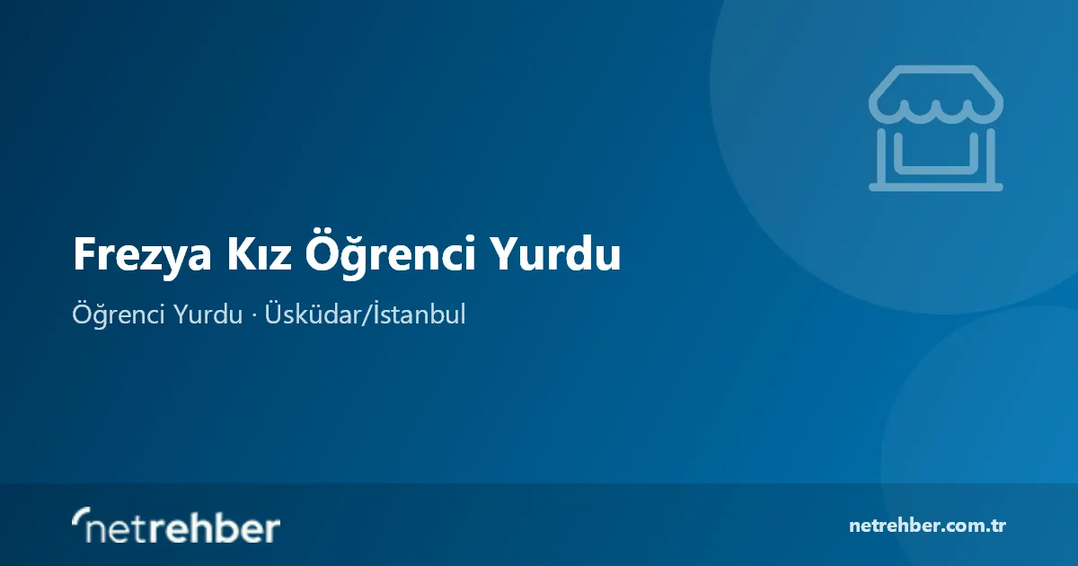 Frezya Kız Öğrenci Yurdu kapak görseli