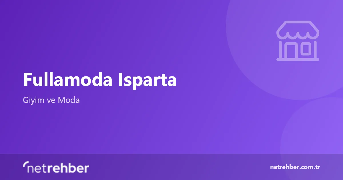 Fullamoda Isparta kapak görseli