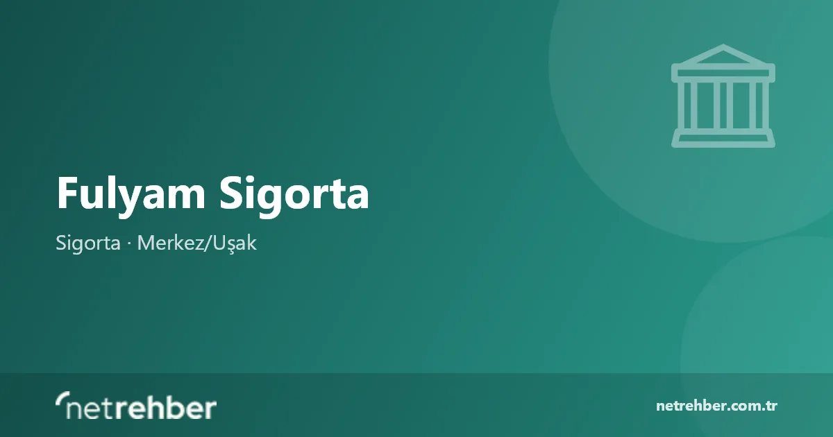 Fulyam Sigorta kapak görseli