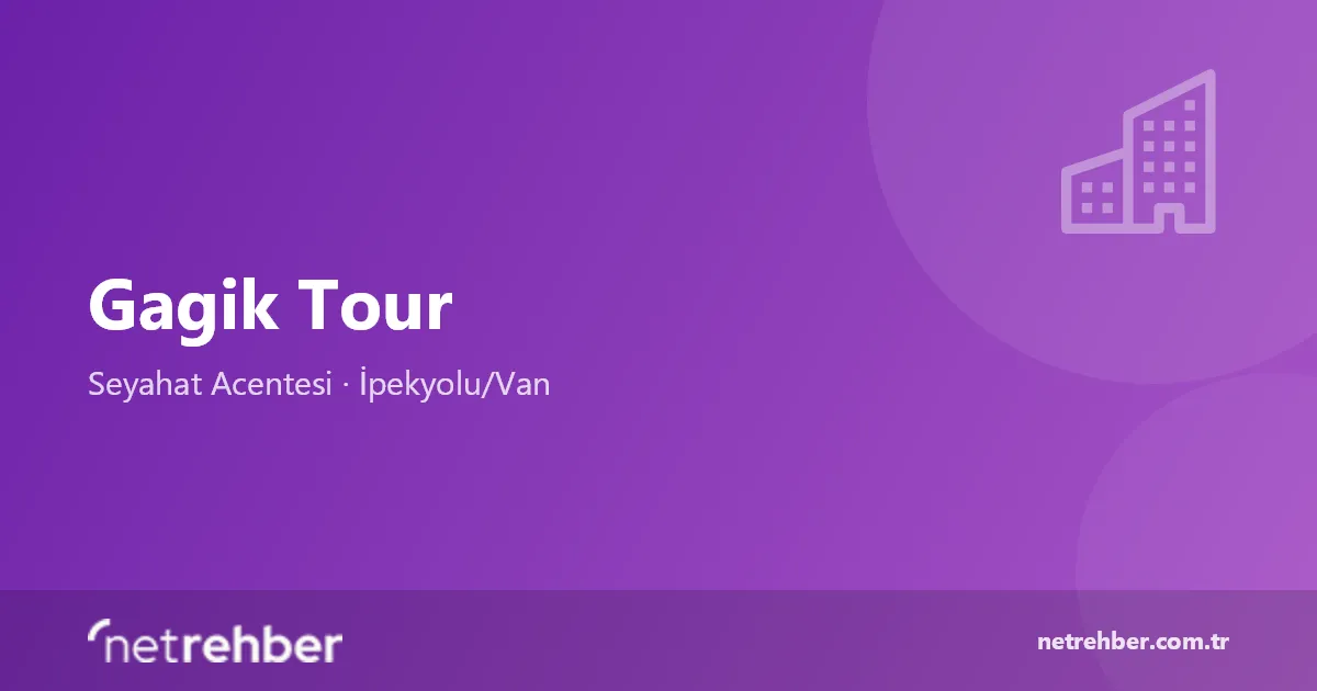 Gagik Tour kapak görseli