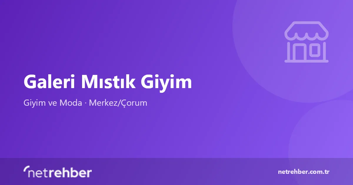 Galeri Mıstık Giyim kapak görseli