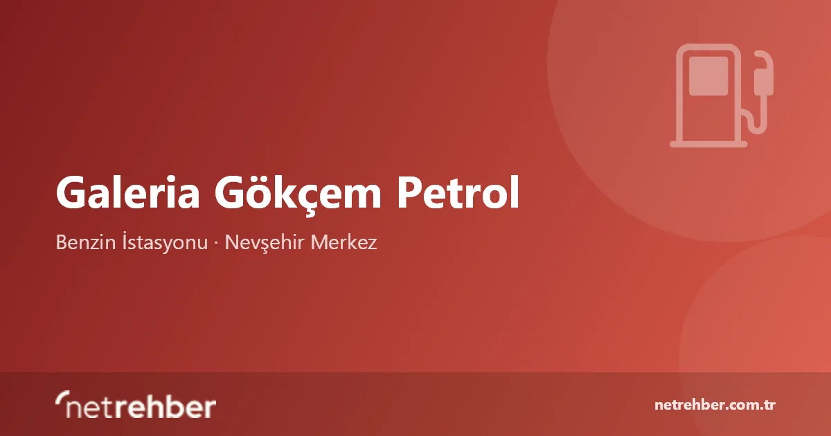 Galeria Gökçem Petrol kapak görseli