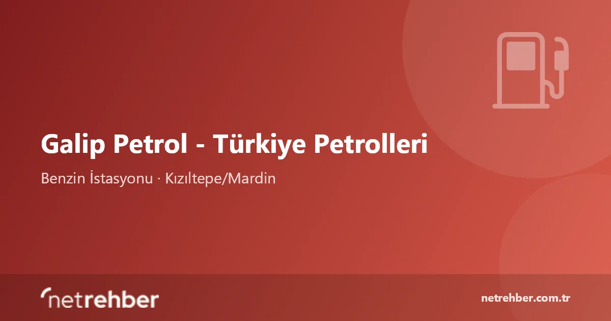 Galip Petrol - Türkiye Petrolleri kapak görseli