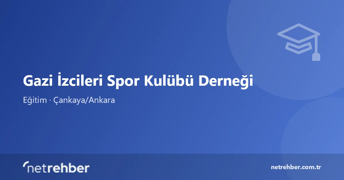Gazi İzcileri Spor Kulübü Derneği kapak görseli