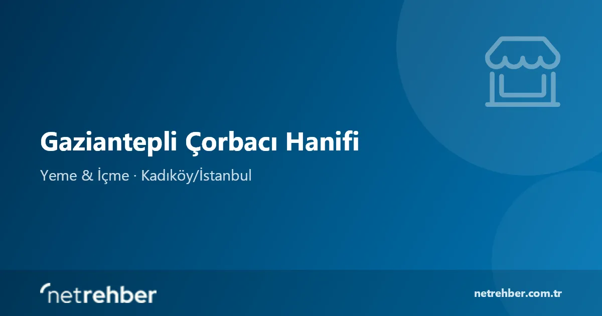 Gaziantepli Çorbacı Hanifi kapak görseli