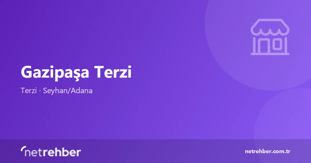 Gazipaşa Terzi kapak görseli