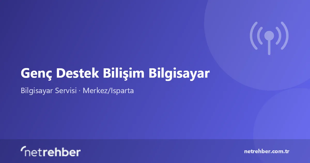 Genç Destek Bilişim Bilgisayar kapak görseli