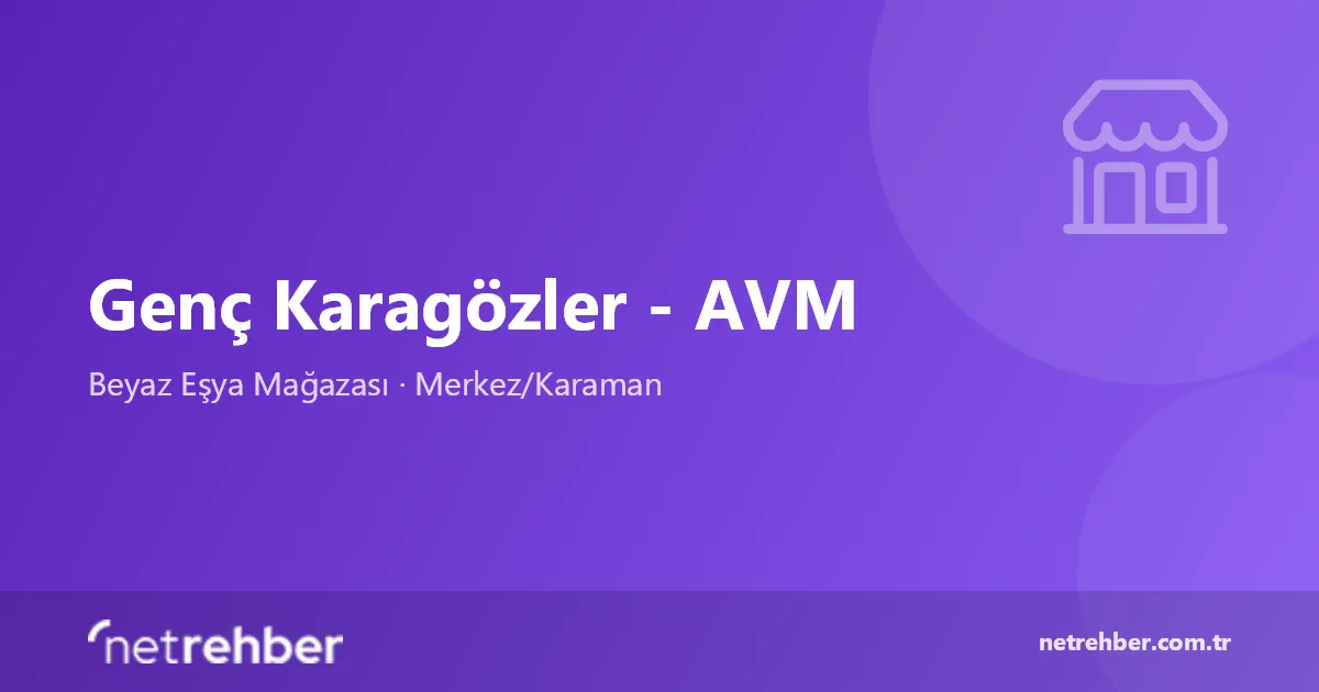 Genç Karagözler - AVM kapak görseli