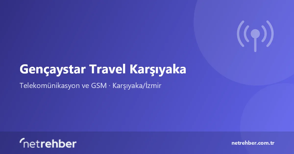 Gençaystar Travel Karşıyaka kapak görseli