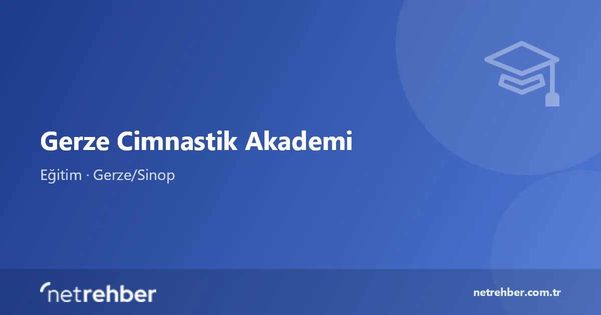 Gerze Cimnastik Akademi kapak görseli