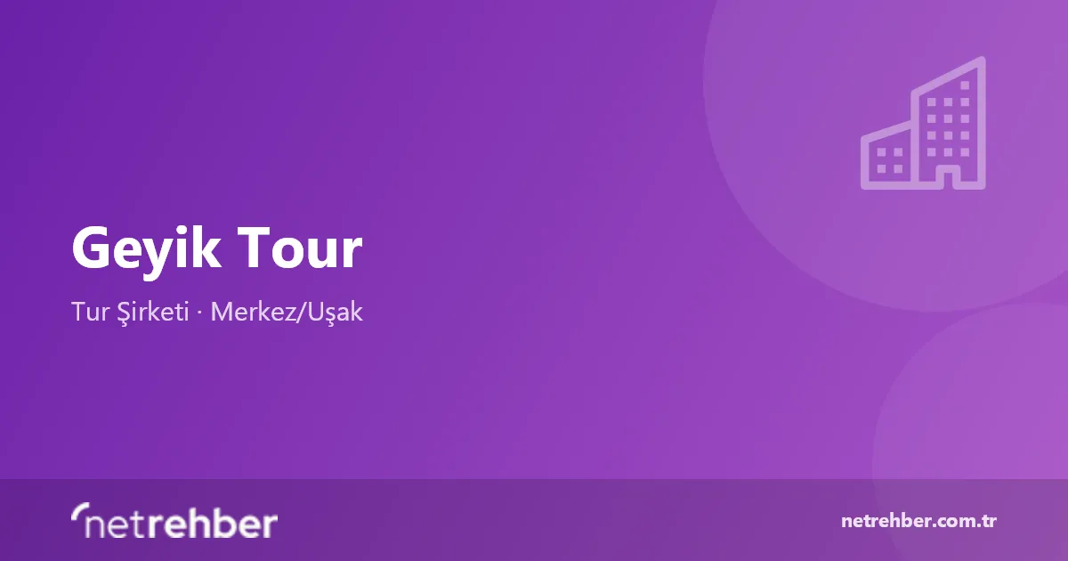 Geyik Tour kapak görseli
