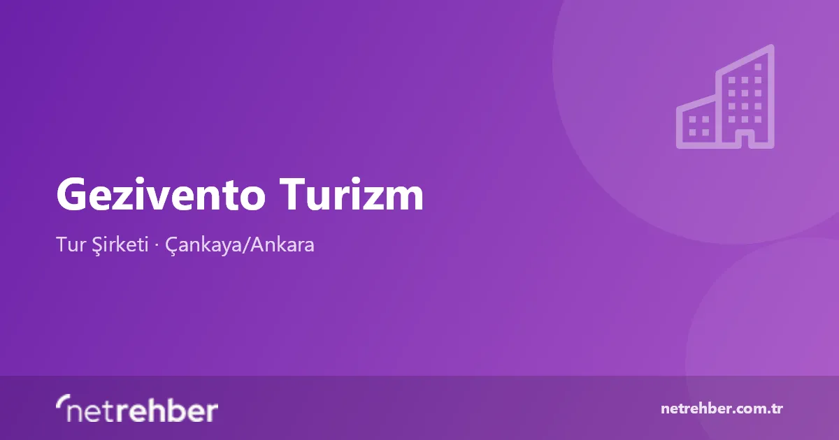 Gezivento Turizm kapak görseli