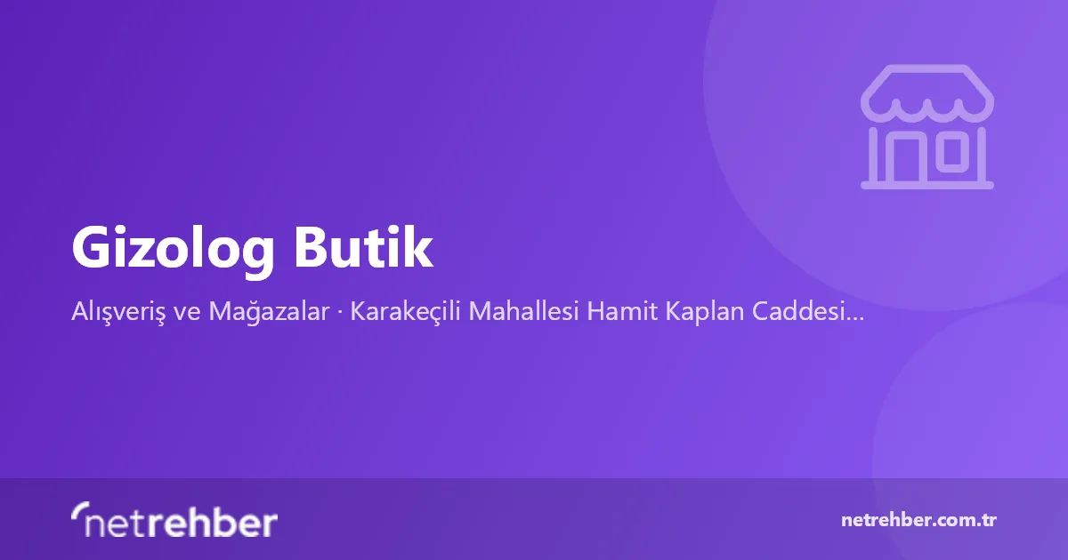 Gizolog Butik kapak görseli