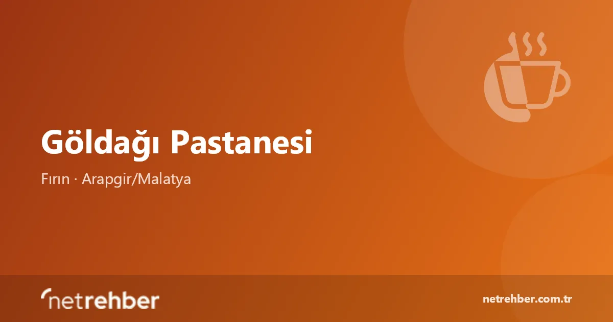 Göldağı Pastanesi kapak görseli