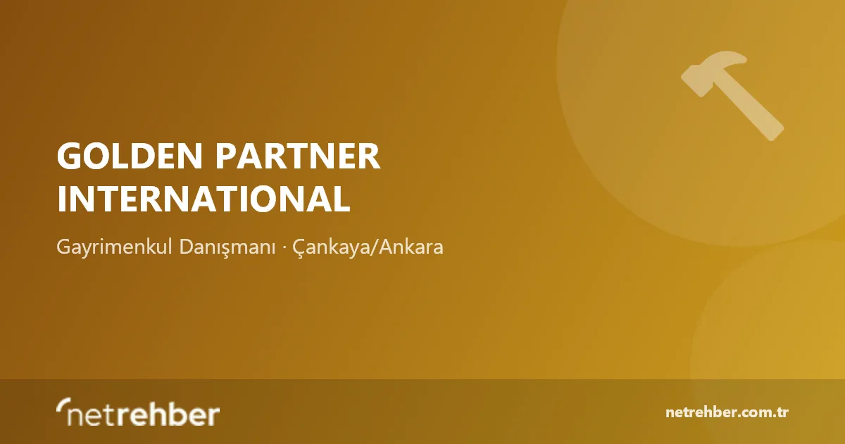 Golden Partner Internatıonal kapak görseli