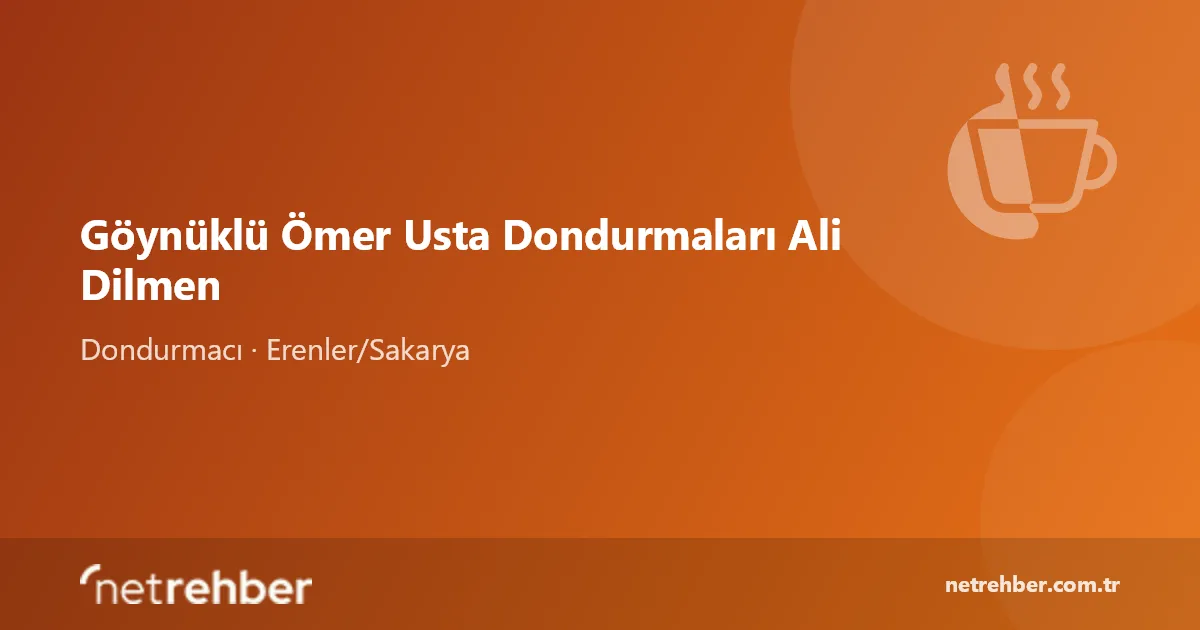 Göynüklü Ömer Usta Dondurmaları Ali Dilmen kapak görseli