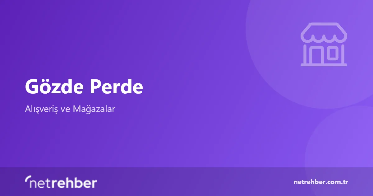 Gözde Perde kapak görseli
