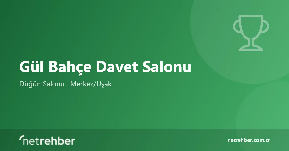 Gül Bahçe Davet Salonu kapak görseli