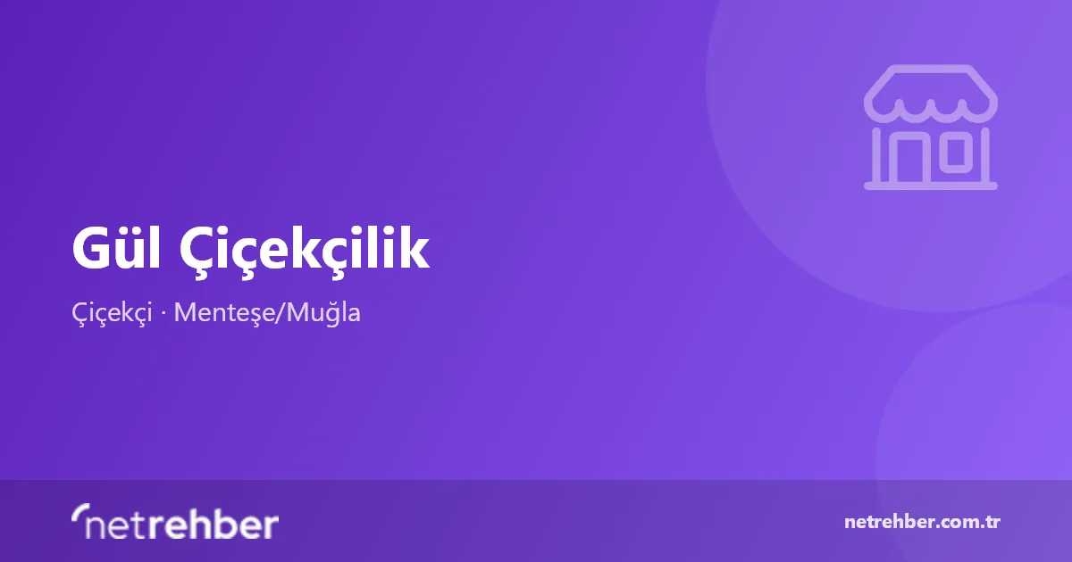 Gül Çiçekçilik kapak görseli