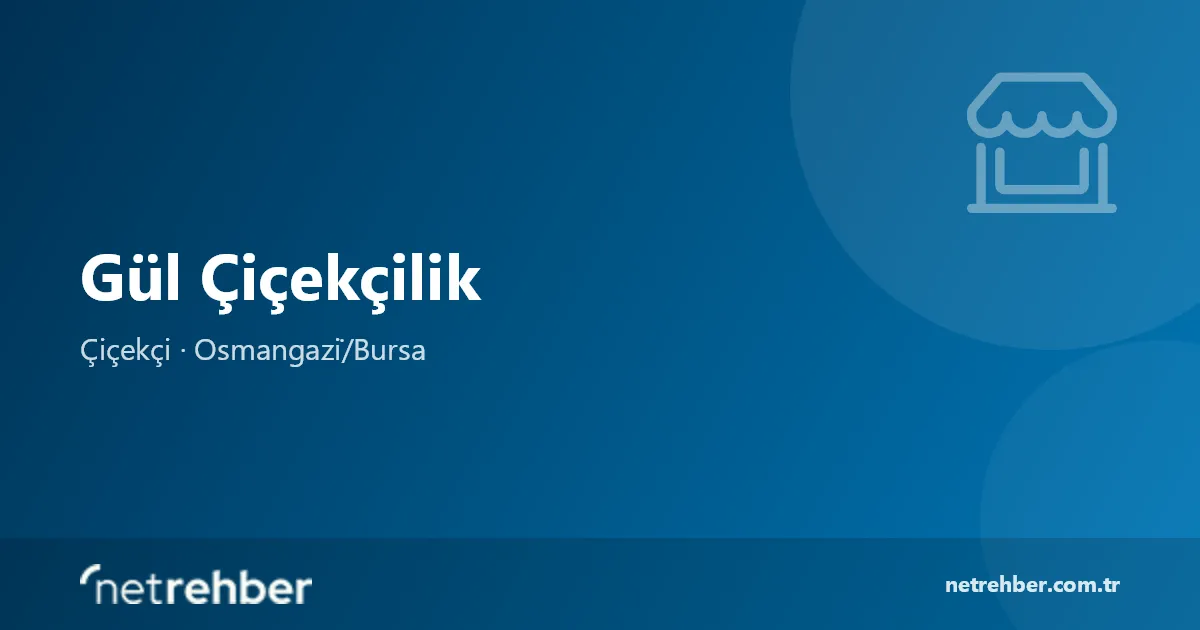 Gül Çiçekçilik kapak görseli