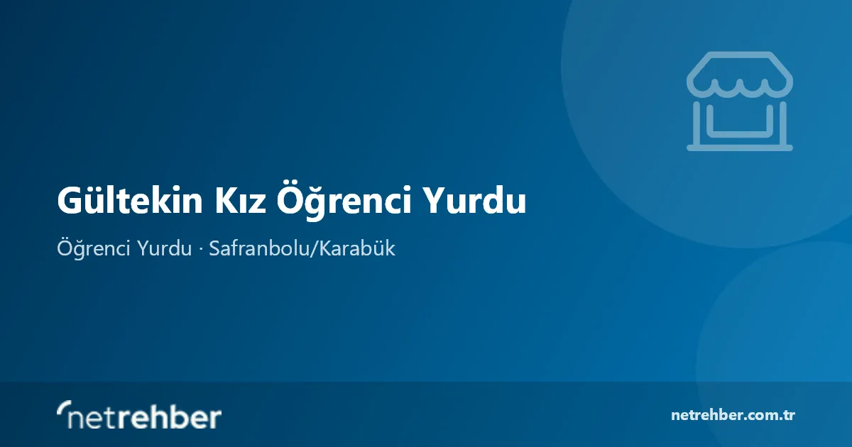 Gültekin Kız Öğrenci Yurdu kapak görseli