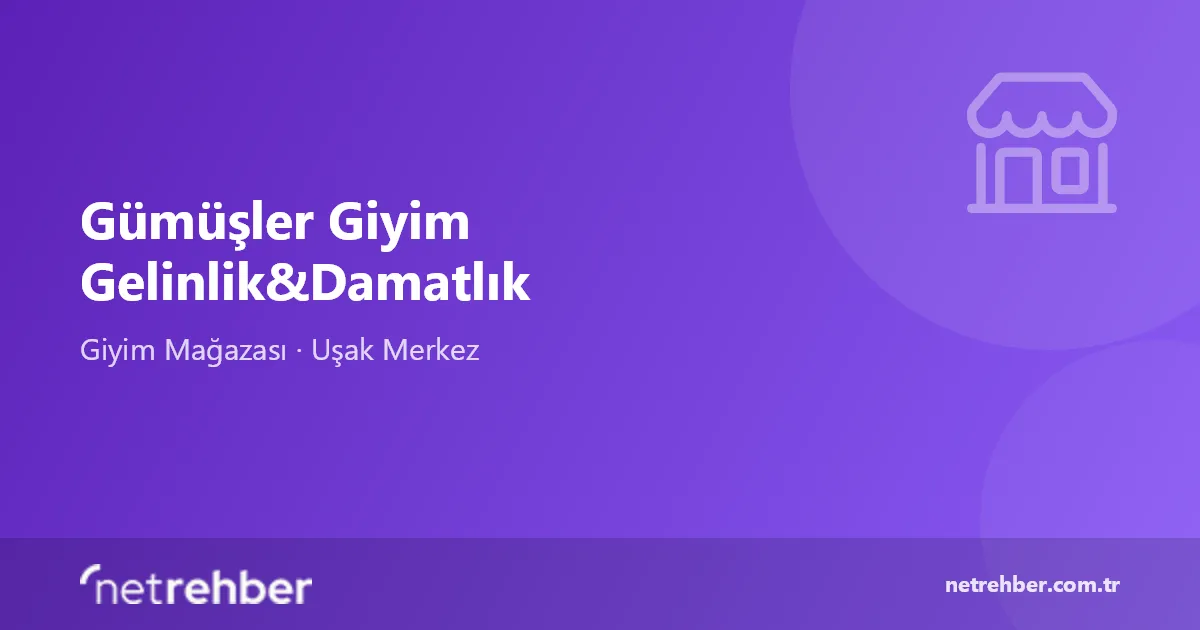 Gümüşler Giyim Gelinlik&Damatlık kapak görseli