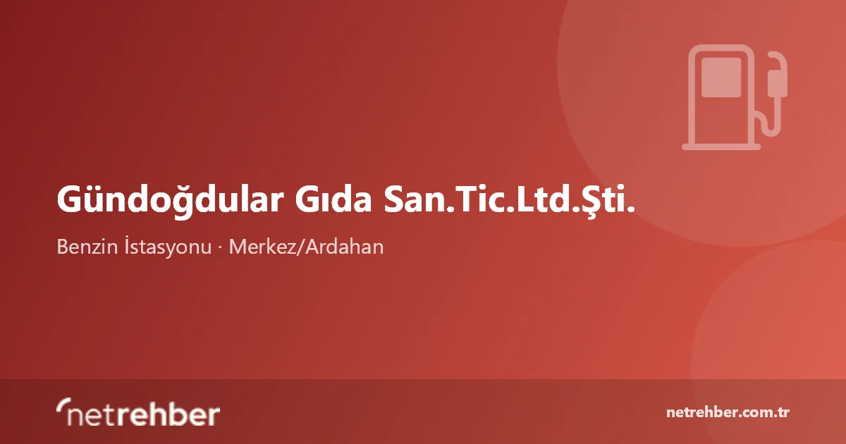 Gündoğdular Gıda San.Tic.Ltd.Şti. kapak görseli
