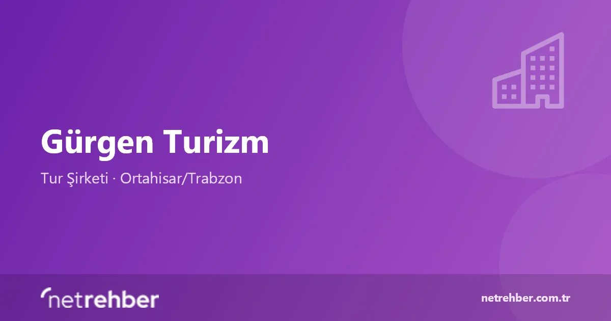 Gürgen Turizm kapak görseli