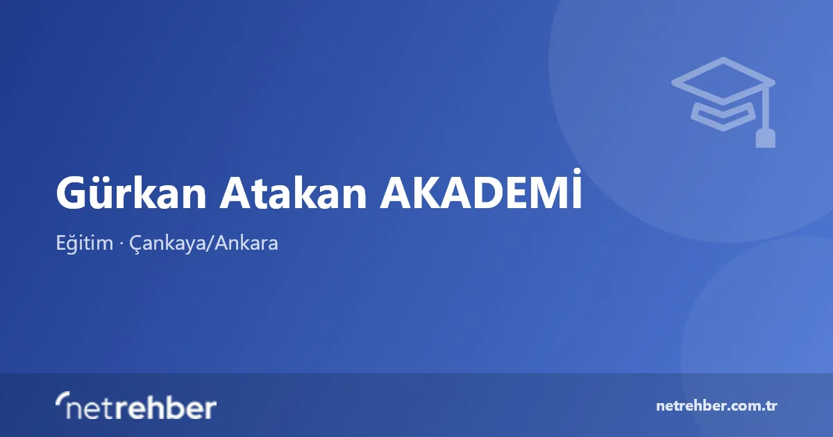 Gürkan Atakan AKADEMİ kapak görseli