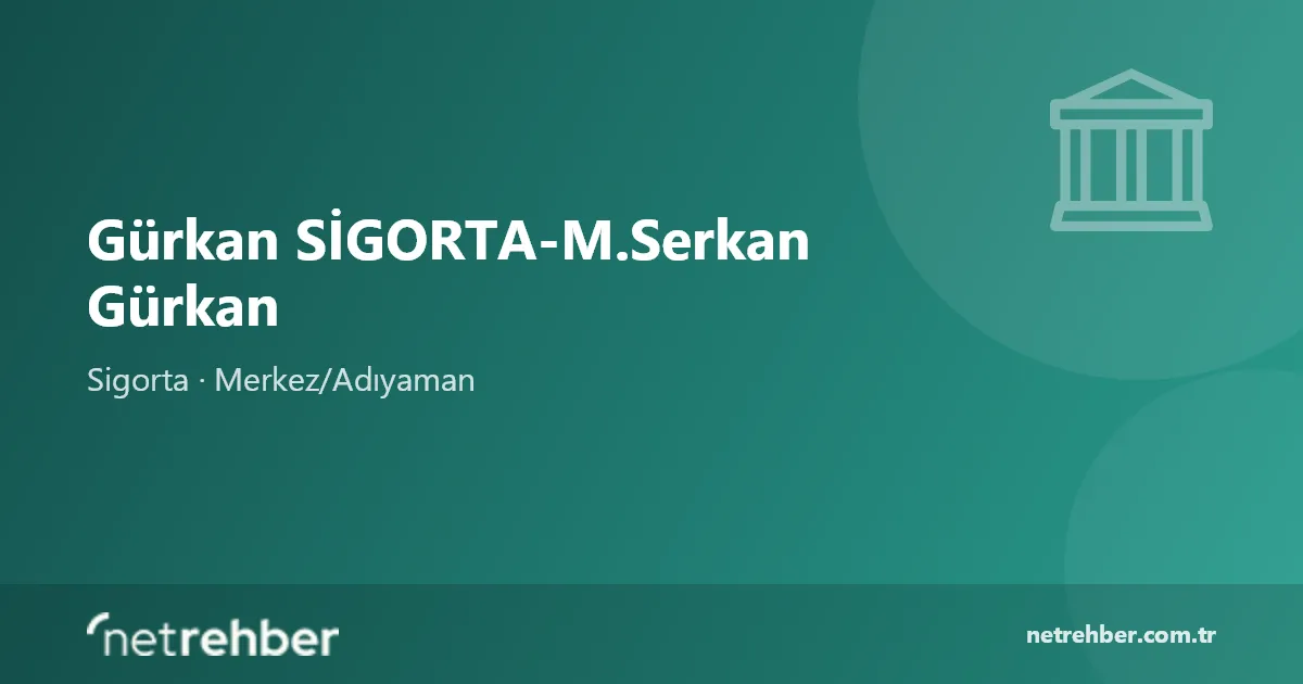 Gürkan SİGORTA-M.Serkan Gürkan kapak görseli