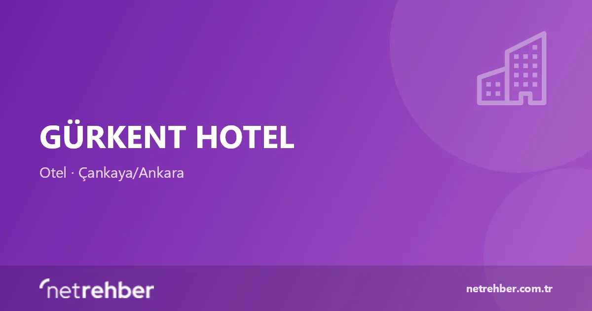 Gürkent Hotel kapak görseli