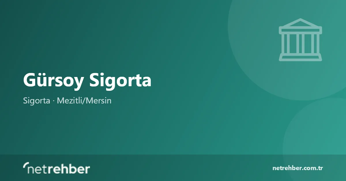 Gürsoy Sigorta kapak görseli