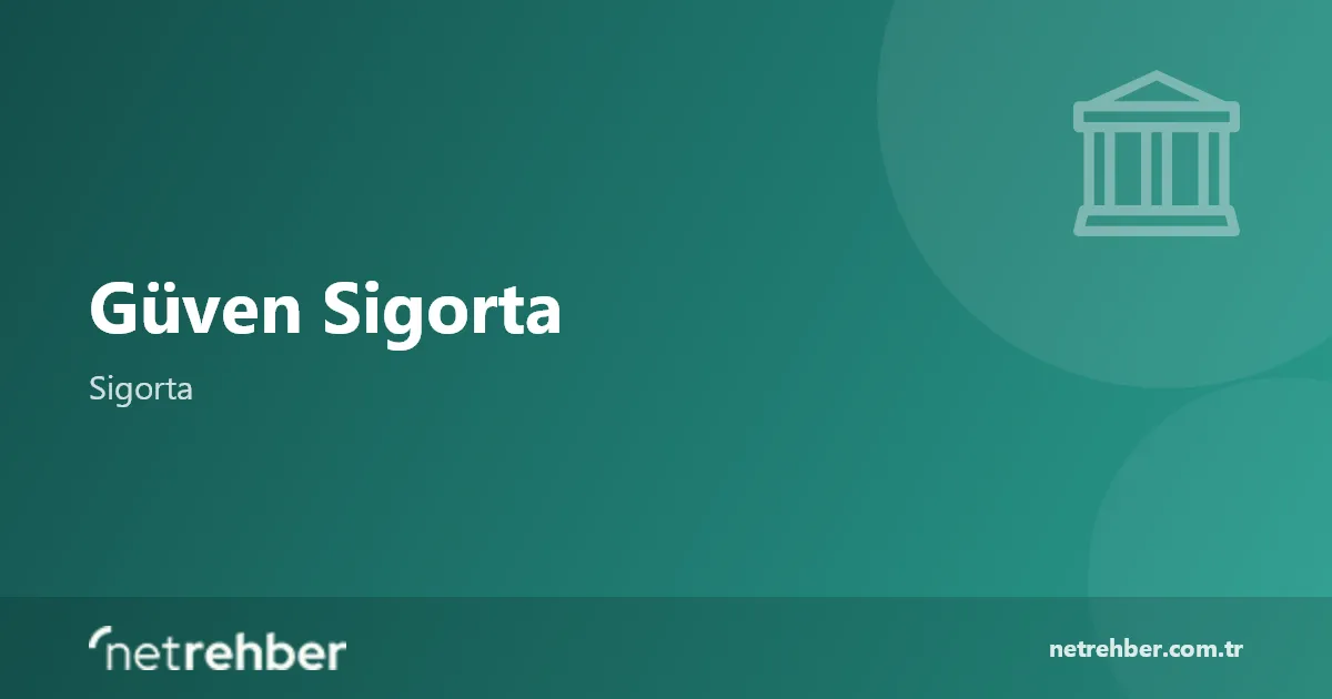 Güven Sigorta kapak görseli