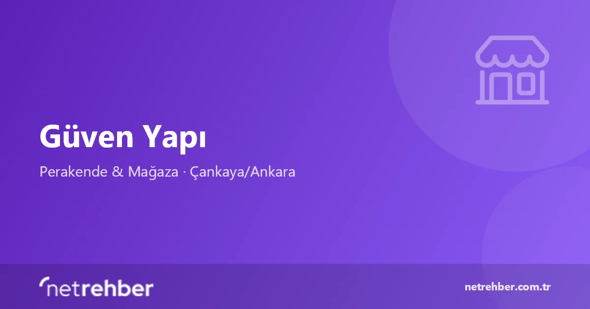 Güven Yapı kapak görseli