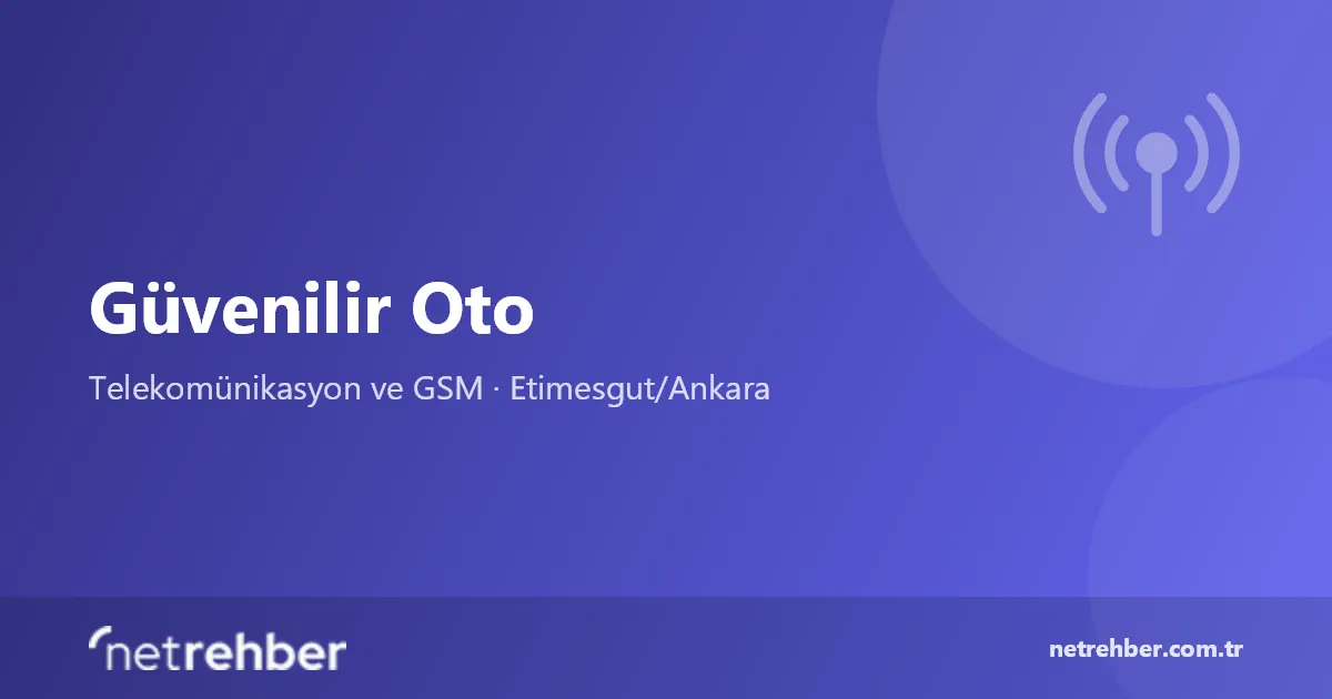 Güvenilir Oto kapak görseli