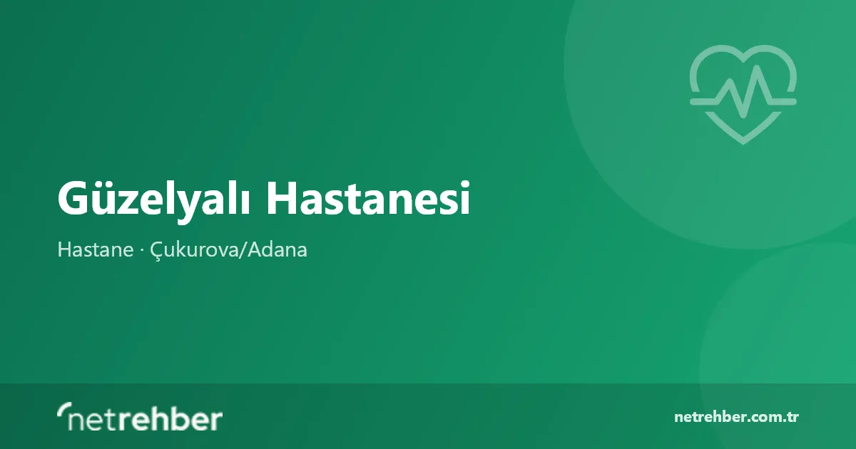 Güzelyalı Hastanesi kapak görseli